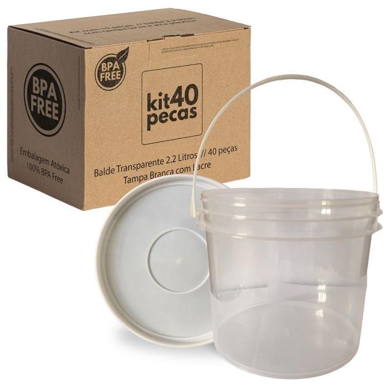 Pote Japones 2.2L Transp 40 Pçs - Nastripack - Pote - Magazine Luiza